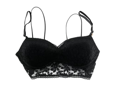 Victoria's Secret Pinker, leicht gefütterter Bralette aus Spitze, Beige, small im Sale